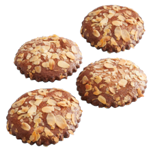 Speculaas gevulde koek